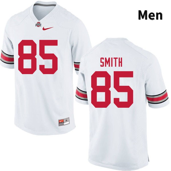 Ohio State Buckeyes L'Christian Smith Men's #85 White Authentic Stitched College Football Jersey